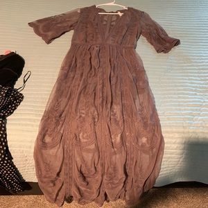 Wishlist Lace Maxi Romper Dress